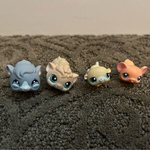 Littlest Pet Shop Hamster/Mouse Lot of 4